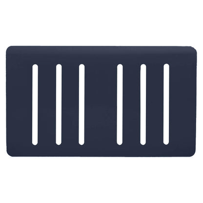 Trendi Switch 6 Gang Spare Faceplate for Modern Designer Light Switch in Navy Blue