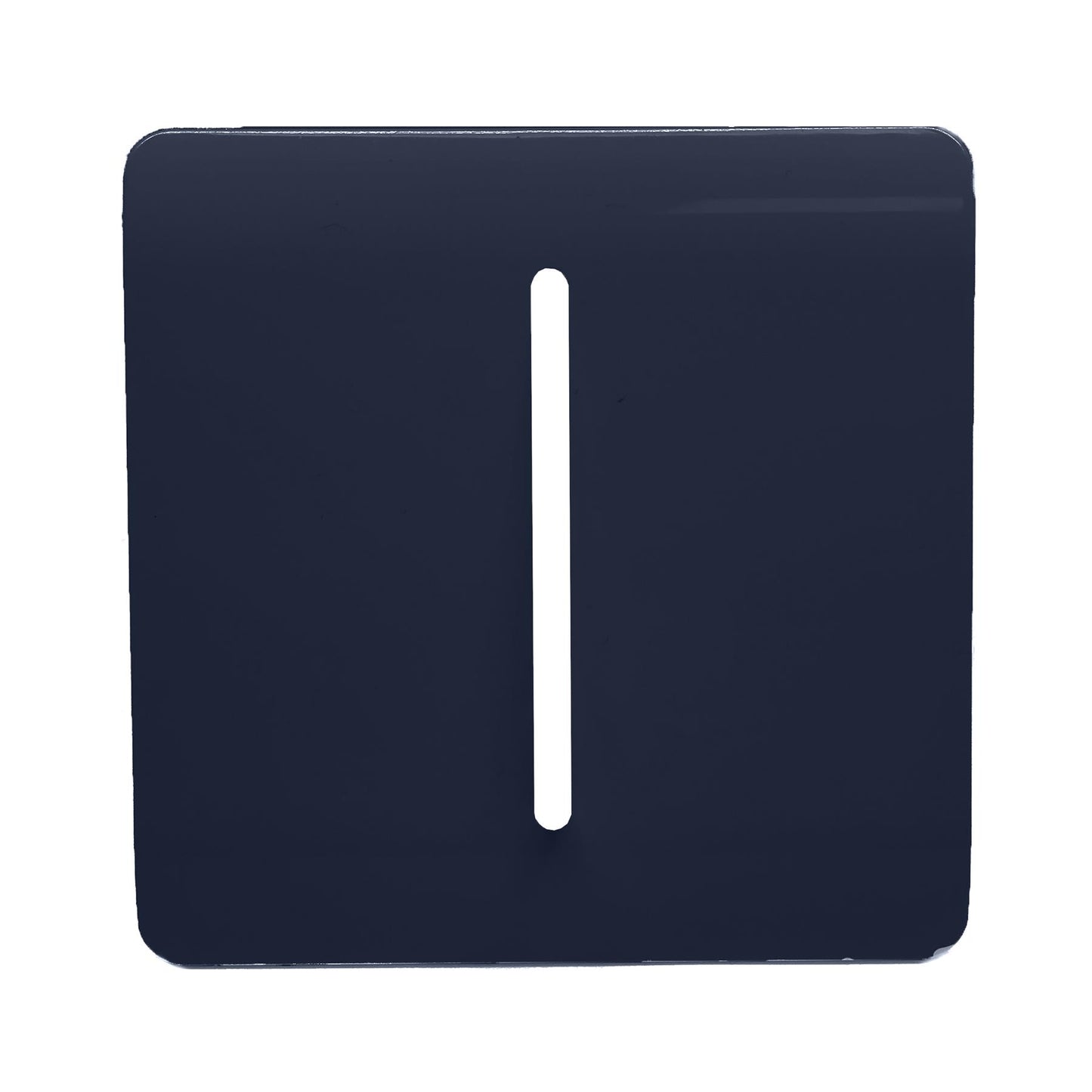 Trendi Switch 1 Gang Spare Faceplate for Modern Designer Light Switch in Navy Blue