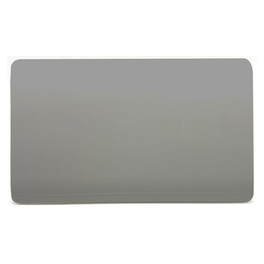 Trendi Switch Double Spare Faceplate For Modern Designer Blanking Plate in Light Grey