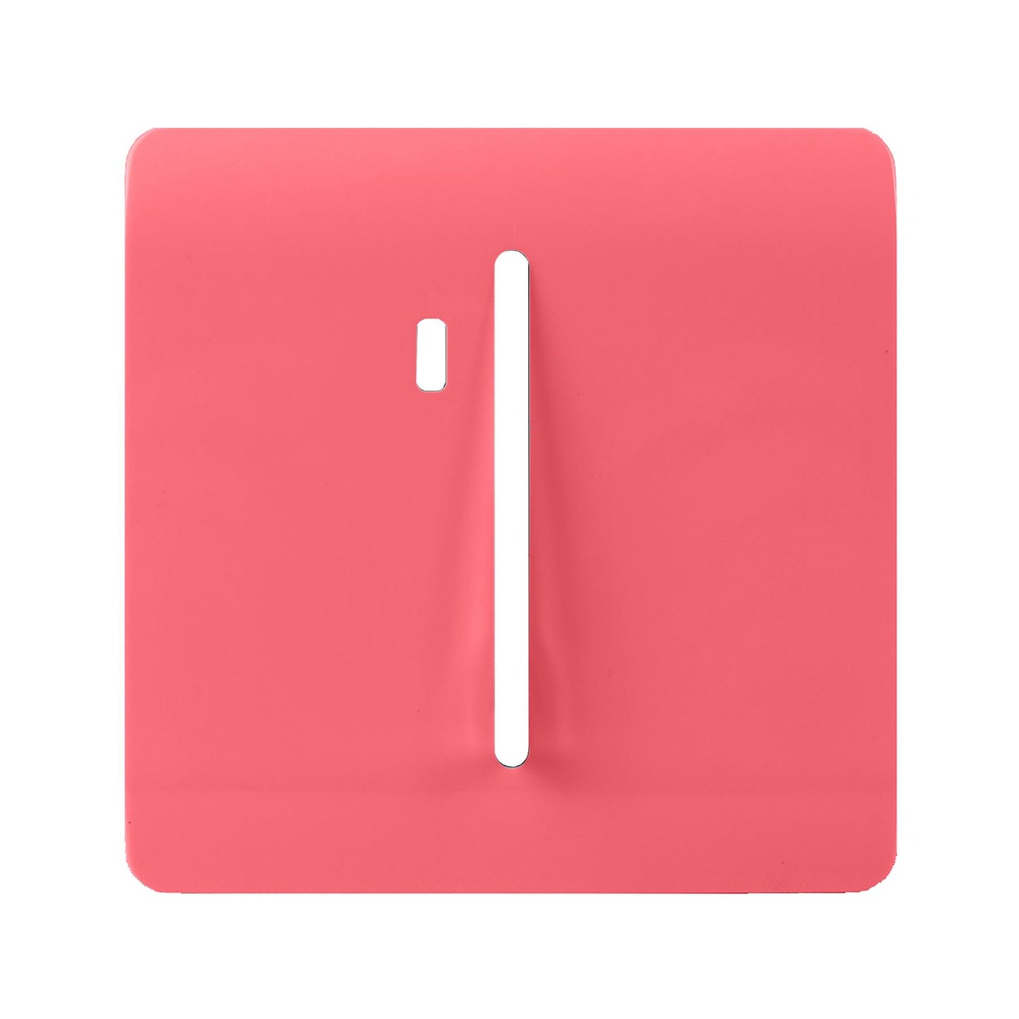 Trendi Switch 1 Gang Spare Faceplate For Modern Designer Heavy Duty Switch in Strawberry Red