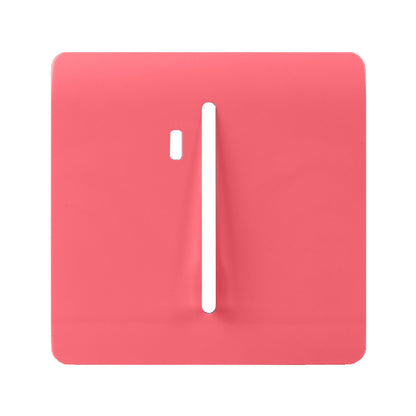 Trendi Switch 1 Gang Spare Faceplate For Modern Designer Heavy Duty Switch in Strawberry Red