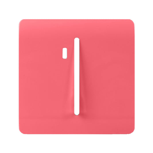 Trendi Switch 1 Gang Spare Faceplate For Modern Designer Heavy Duty Switch in Strawberry Red