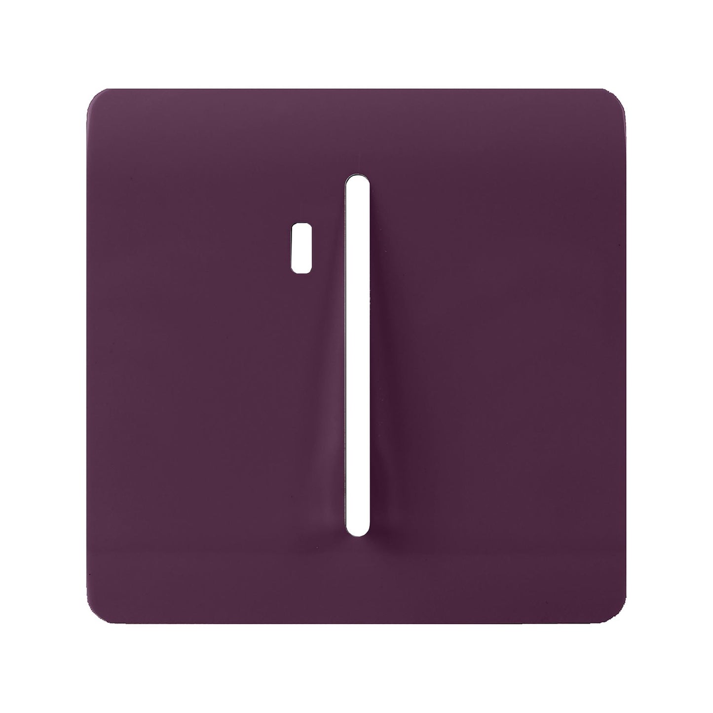 Trendi Switch 1 Gang Spare Faceplate For Modern Designer Heavy Duty Switch in Plum Purple