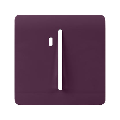 Trendi Switch 1 Gang Spare Faceplate For Modern Designer Heavy Duty Switch in Plum Purple
