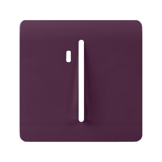 Trendi Switch 1 Gang Spare Faceplate For Modern Designer Heavy Duty Switch in Plum Purple