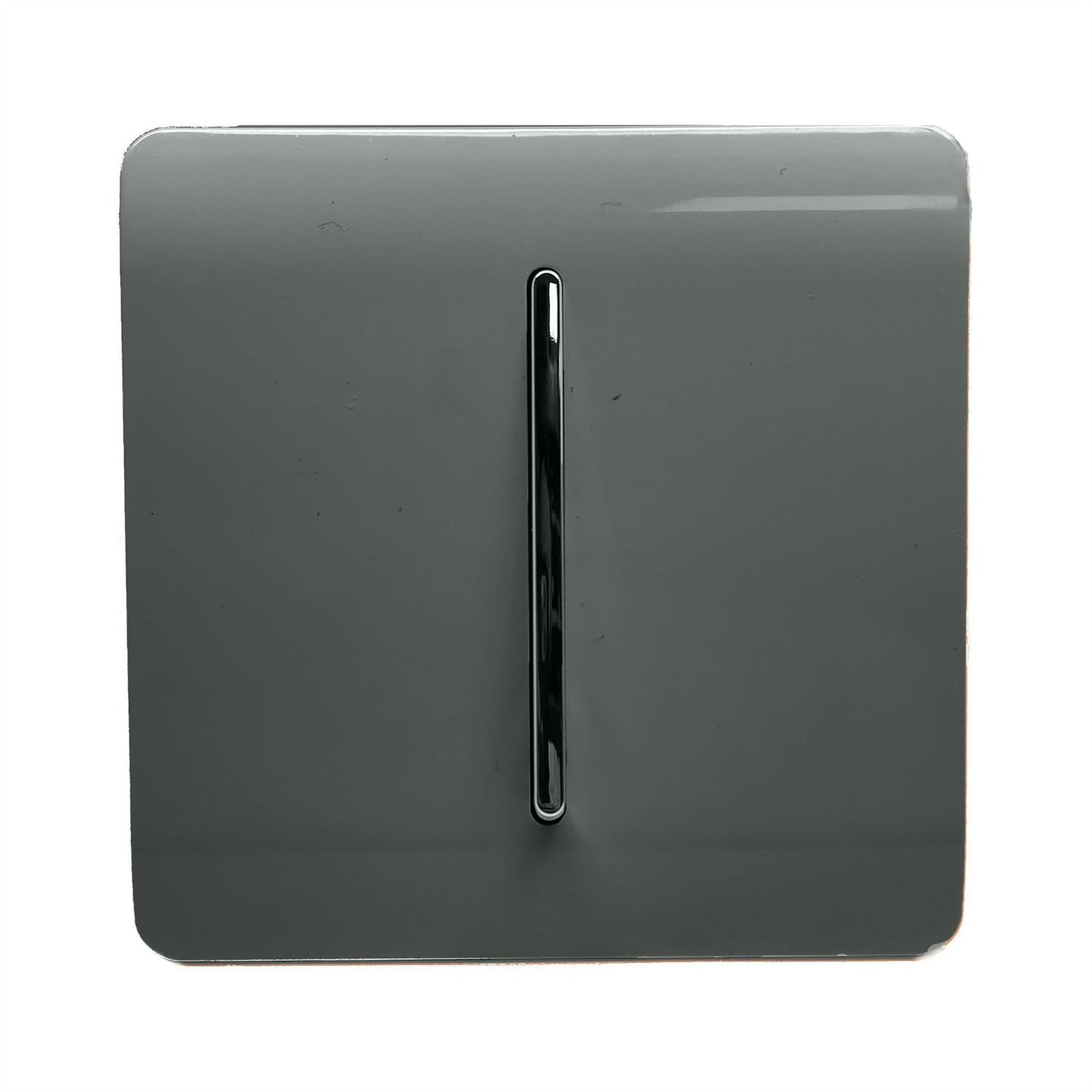 Trendi Switch 1 Gang 1 or 2 way Rocker Light Switchin Charcoal Grey