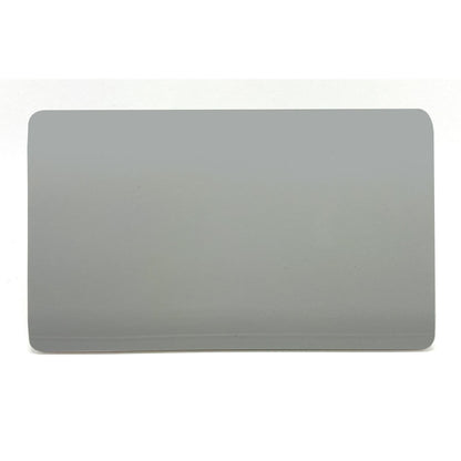 Trendi Switch Double Spare Faceplate For Modern Designer Blanking Plate in Platinum Silver