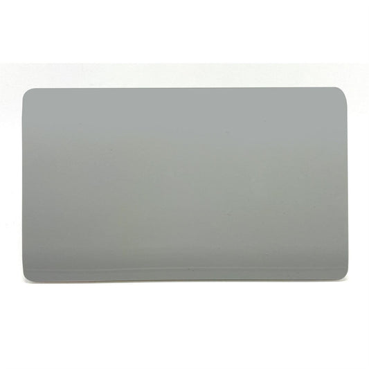 Trendi Switch Double Spare Faceplate For Modern Designer Blanking Plate in Platinum Silver