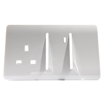 Trendi Switch Spare Faceplate For Cooker Switch & Plug Socket with Neon in Ice White