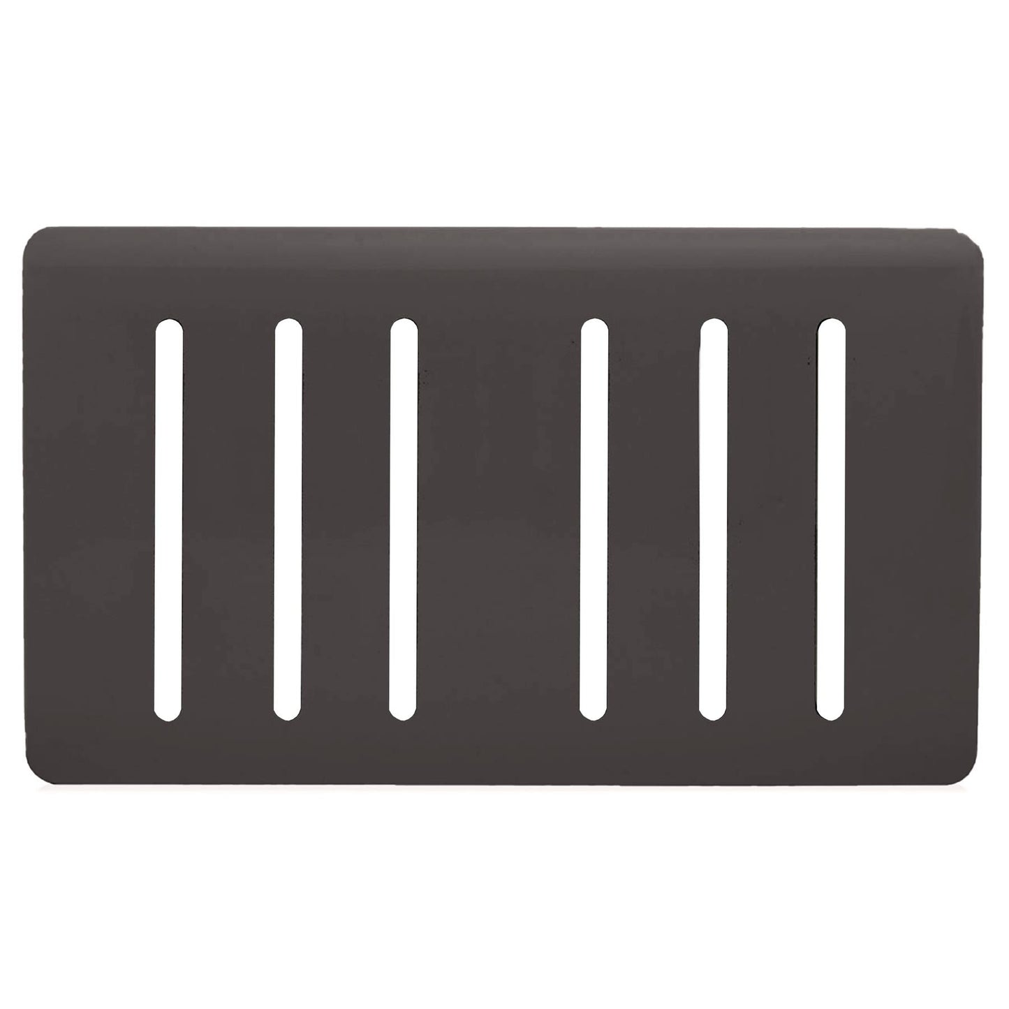 Trendi Switch 6 Gang Spare Faceplate for Modern Designer Light Switch in Dark Mocha Brown