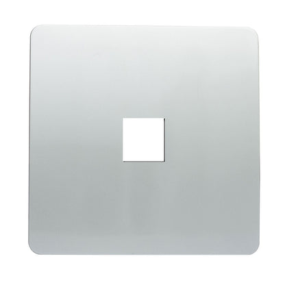 Trendi SPARE FACEPLATE For Artistic Modern Telephone Socket Silver ART-TLPSI-SP