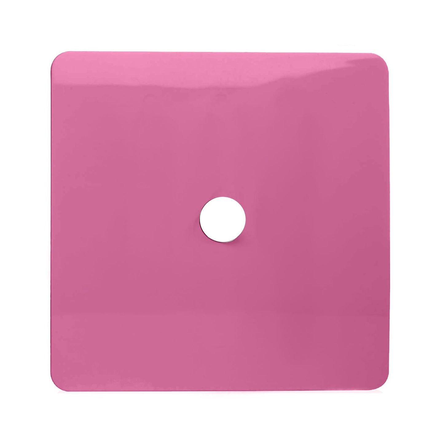 Trendi Switch 1 Gang Spare Faceplate For Co-Axial Modern Designer Television Socket in Candy Pink