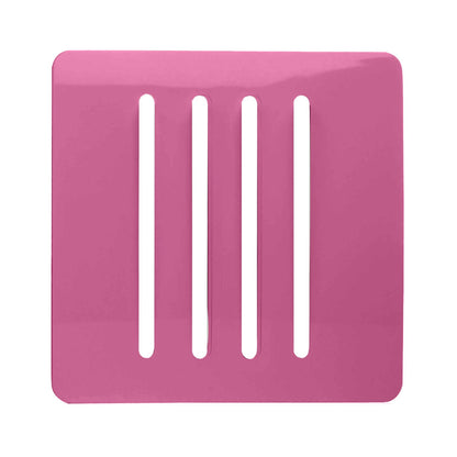 Trendi Switch 4 Gang Spare Faceplate for Modern Designer Light Switch in Candy Pink