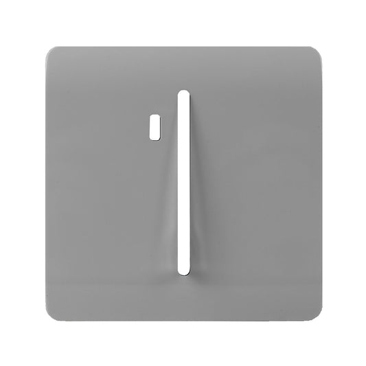 Trendi Switch 1 Gang Spare Faceplate For Modern Designer Heavy Duty Switch in Light Grey