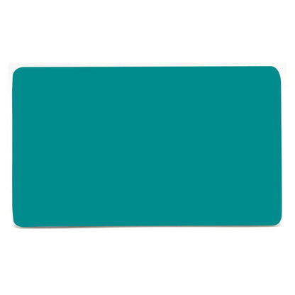 Trendi Switch Double Blanking Plate in Bright Teal