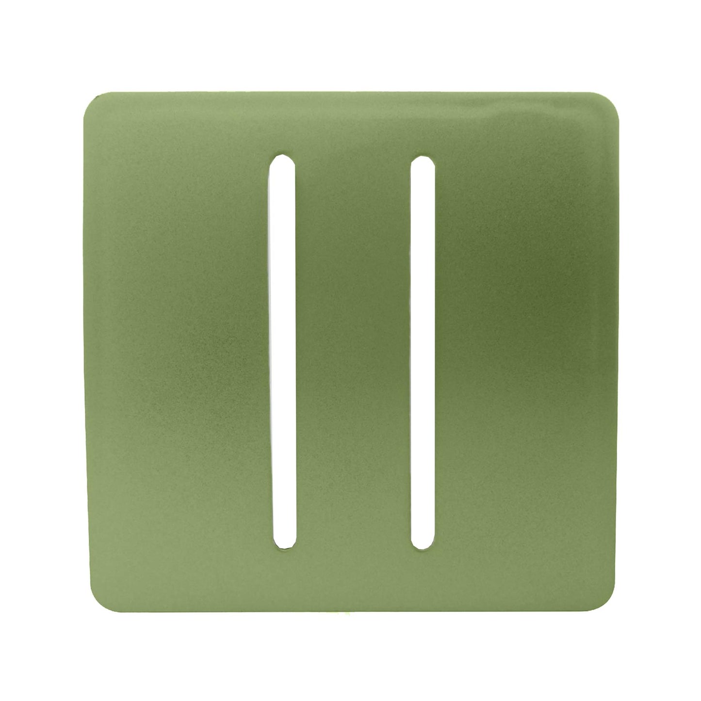Trendi Switch 2 Gang Spare Faceplate for Modern Designer Light Switch in Moss Green