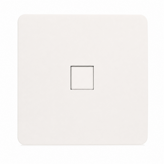 Trendi Switch 1 Gang Cat 3 Telephone Secondary Socket  in Matt White - ART-TLPMWH