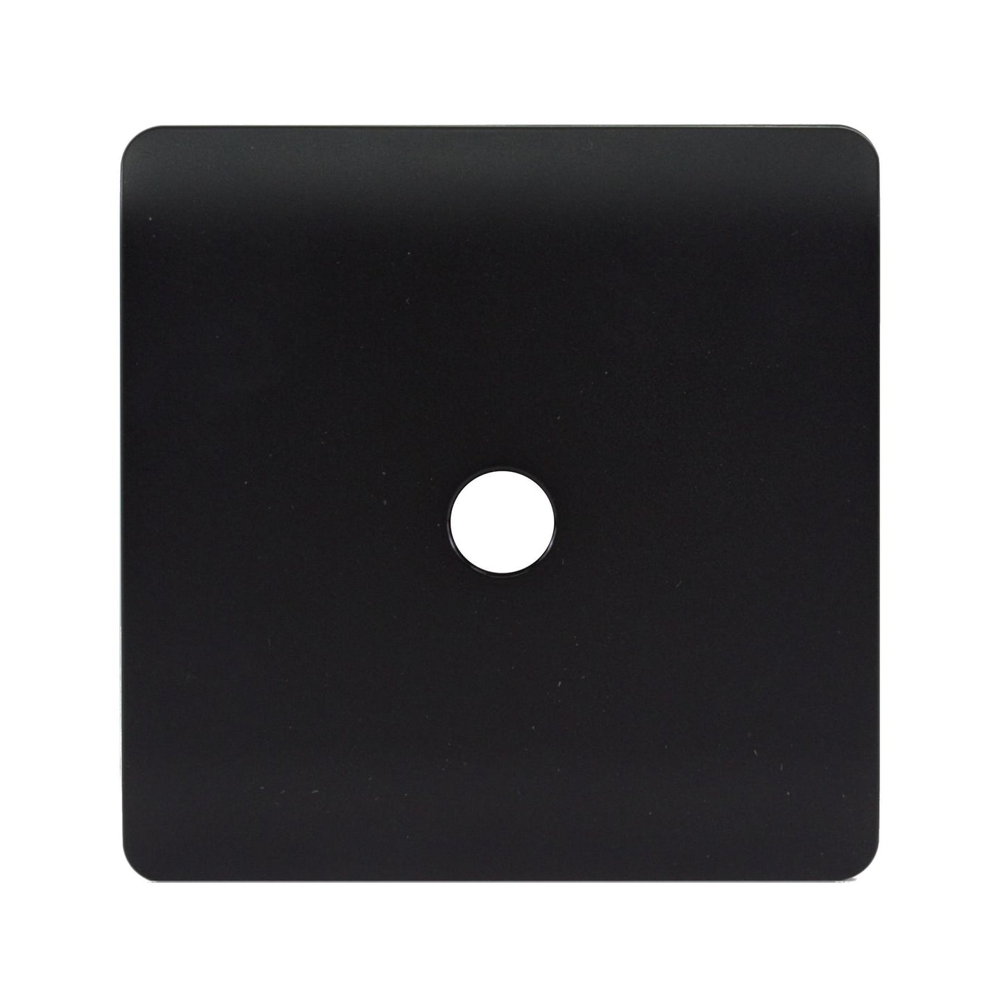 Trendi SPARE FACEPLATE For  TV Socket Matt Black Soft Touch - ART-TVSSTB-SP
