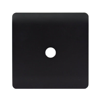 Trendi SPARE FACEPLATE For  TV Socket Matt Black Soft Touch - ART-TVSSTB-SP