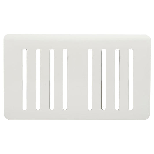 Trendi Switch 8 Gang Spare Faceplate for Modern Designer Light Switch in Ice White