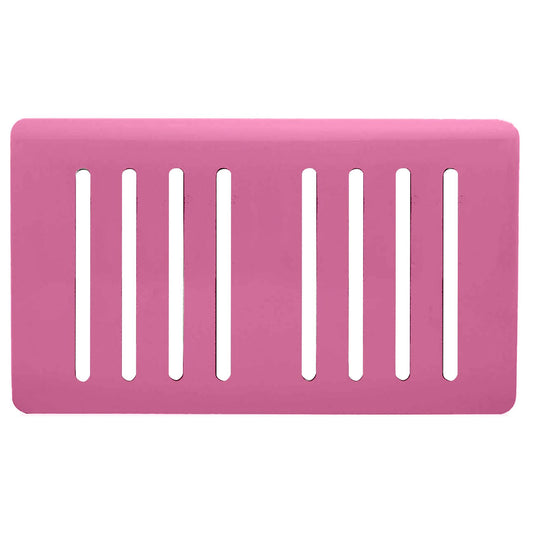 Trendi Switch 8 Gang Spare Faceplate for Modern Designer Light Switch in Candy Pink