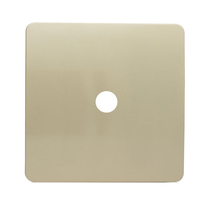 Trendi SPARE FACEPLATE For Artistic Modern Glossy  TV Socket Gold ART-TVSGO-SP