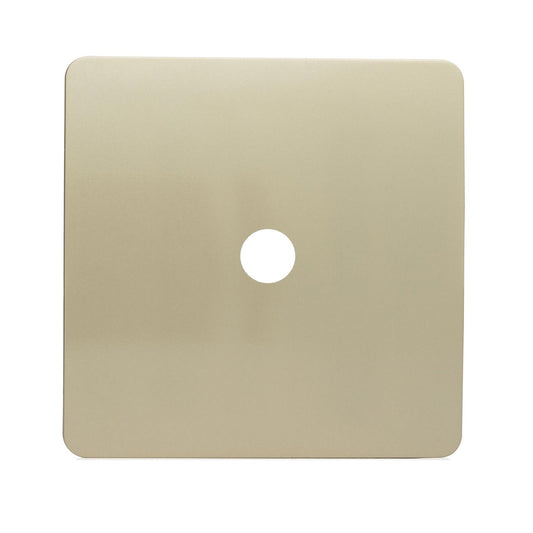 Trendi SPARE FACEPLATE For Artistic Modern Glossy  TV Socket Gold ART-TVSGO-SP