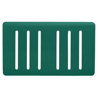 Trendi Switch 6 Gang Spare Faceplate for Modern Designer Light Switch in Dark Forest Green