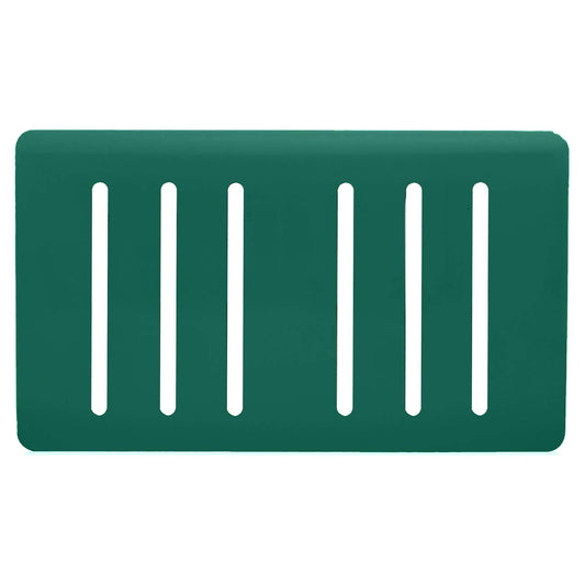 Trendi Switch 6 Gang Spare Faceplate for Modern Designer Light Switch in Dark Forest Green
