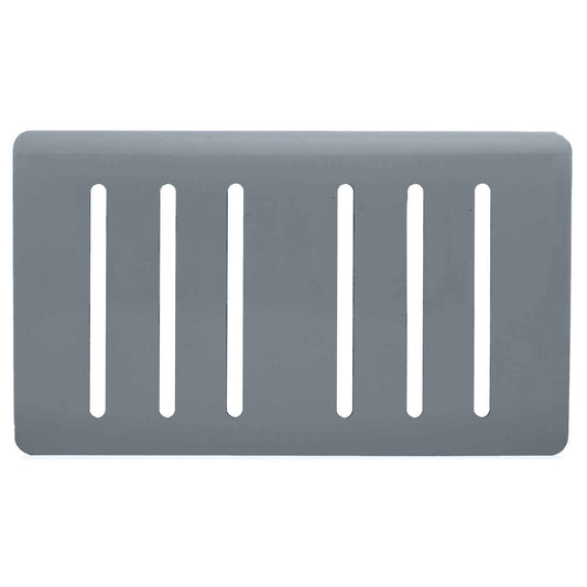 Trendi Switch 6 Gang Spare Faceplate for Modern Designer Light Switch in Warm Grey