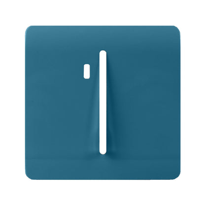 Trendi Switch 1 Gang Spare Faceplate For Modern Designer Heavy Duty Switch in Ocean Blue