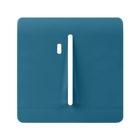 Trendi Switch 1 Gang Spare Faceplate For Modern Designer Heavy Duty Switch in Ocean Blue