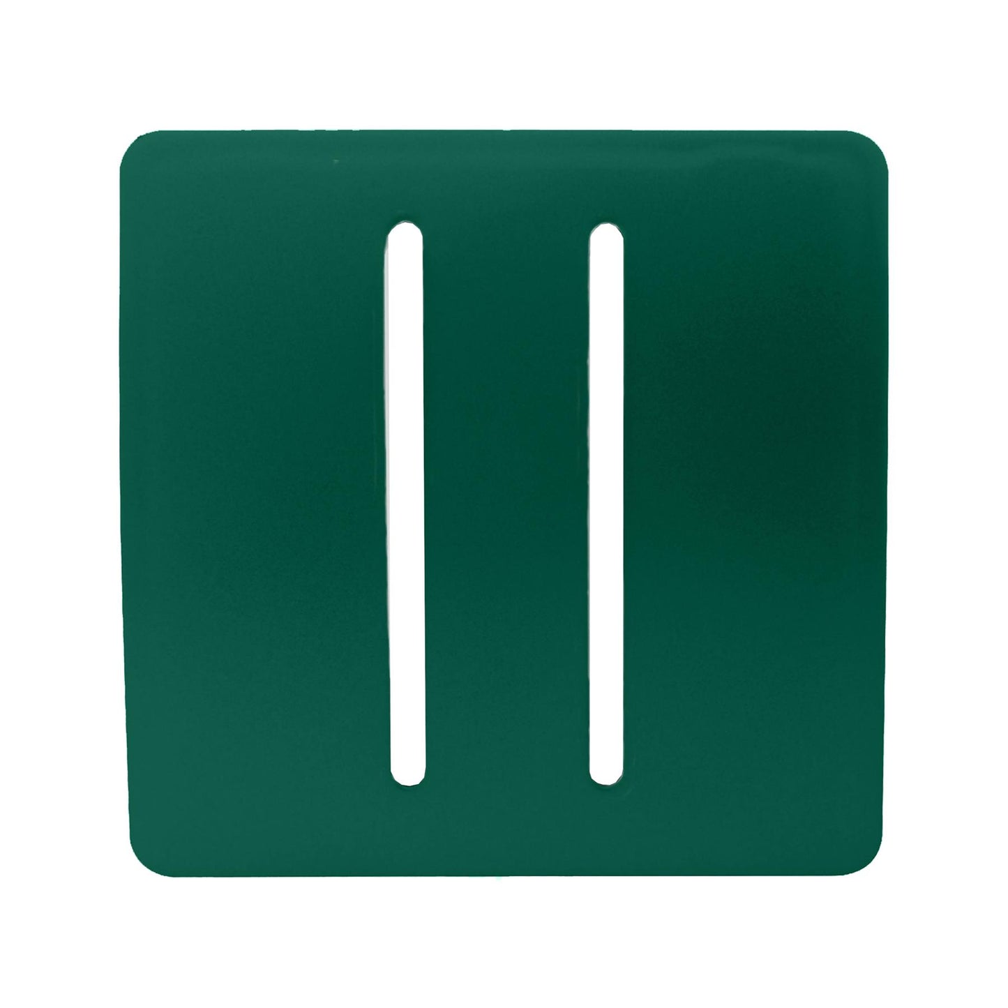 Trendi Switch 2 Gang Spare Faceplate for Modern Designer Light Switch in Dark Forest Green