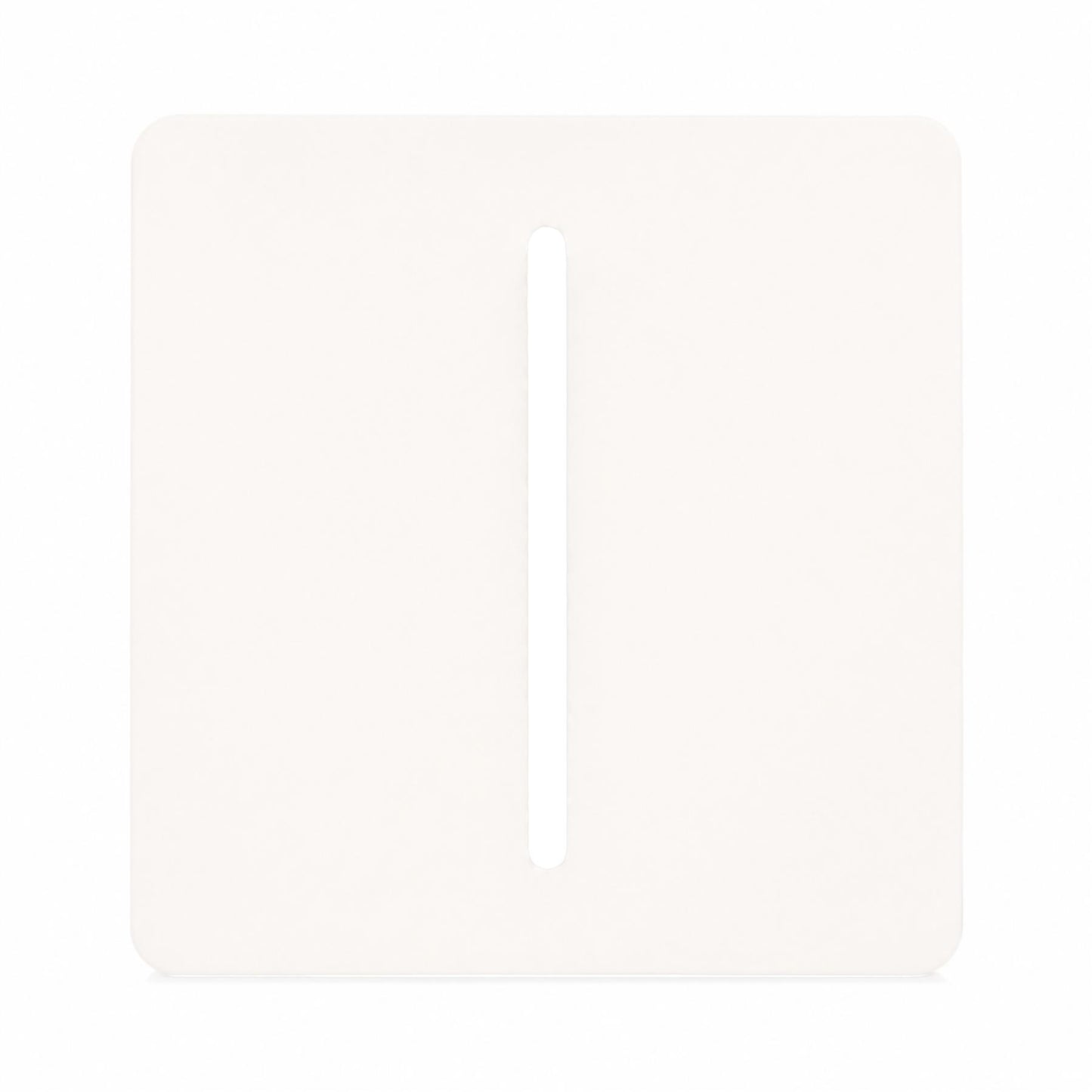 Trendi SPARE FACEPLATE For 1 Gang 2 Way 10 Amp Rocker Light Switch Matt White