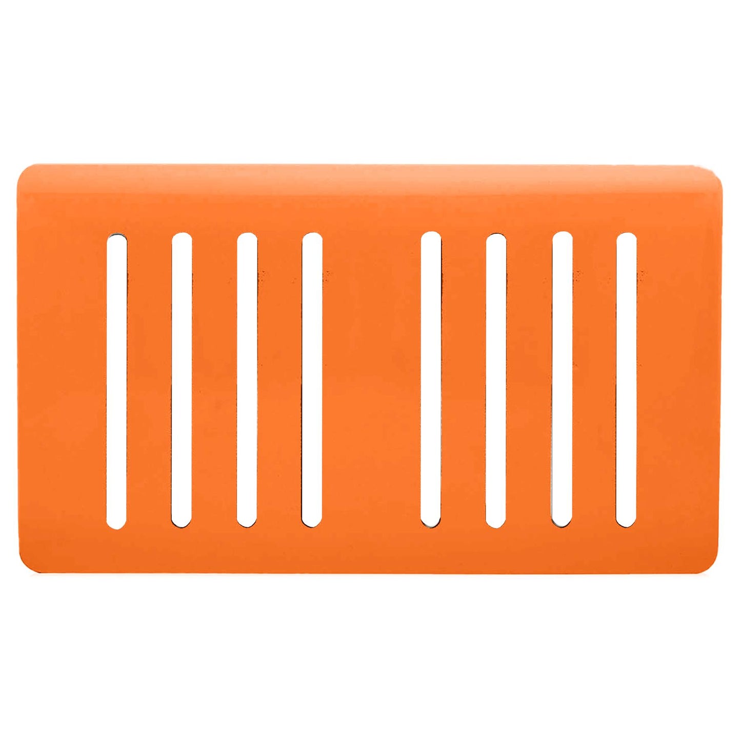 Trendi Switch 8 Gang Spare Faceplate for Modern Designer Light Switch in Sunset Orange