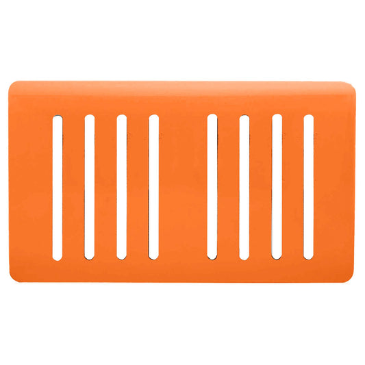 Trendi Switch 8 Gang Spare Faceplate for Modern Designer Light Switch in Sunset Orange