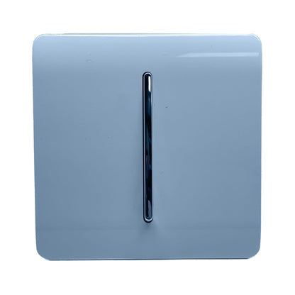 Trendi Switch 1 Gang Intermediate Rocker Light Switch in Sky Blue