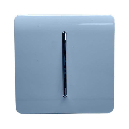 Trendi Switch 1 Gang Intermediate Rocker Light Switchin Sky Blue