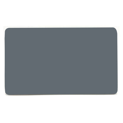 Trendi Switch Double Blanking Plate in Warm Grey