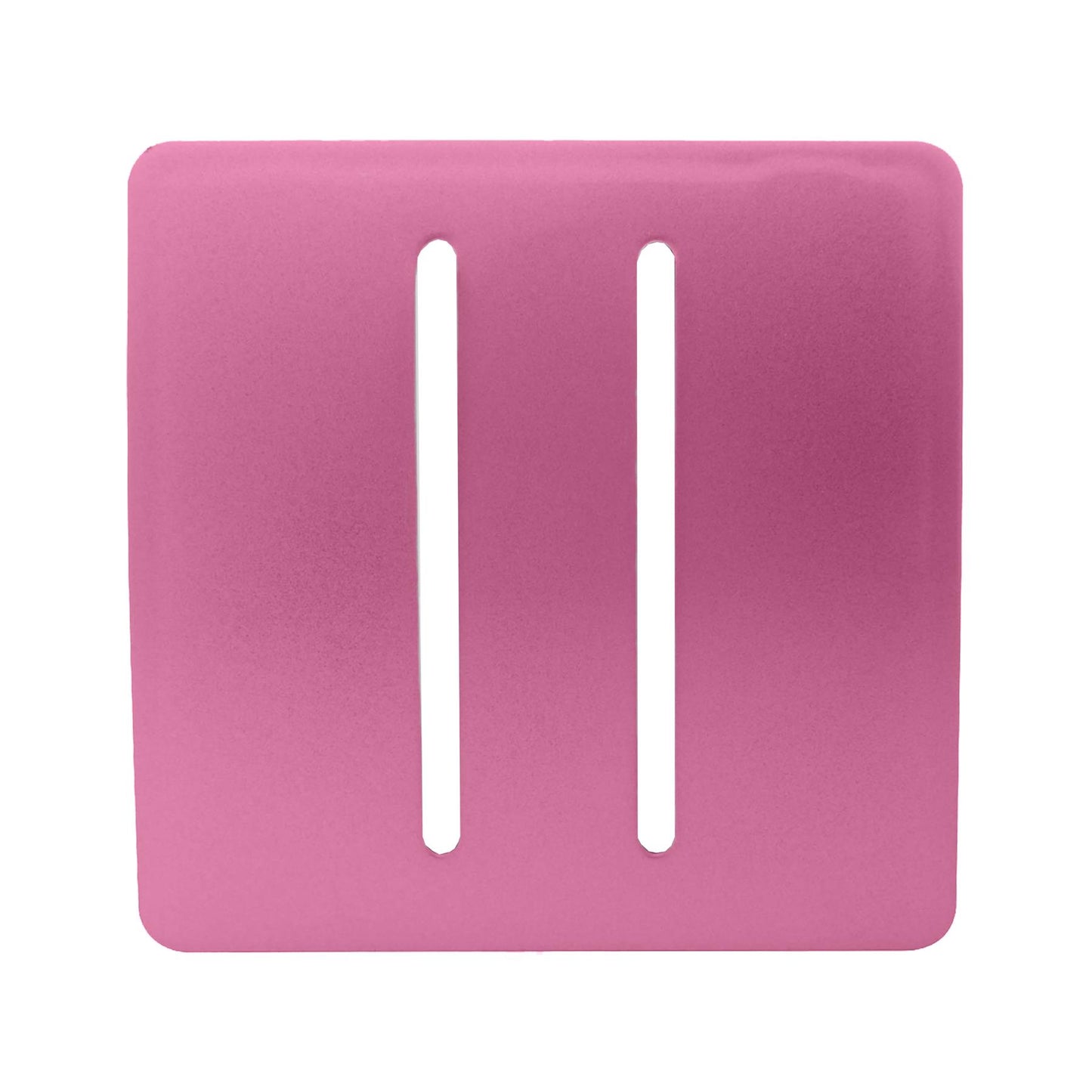 Trendi Switch 2 Gang Spare Faceplate for Modern Designer Light Switch in Candy Pink
