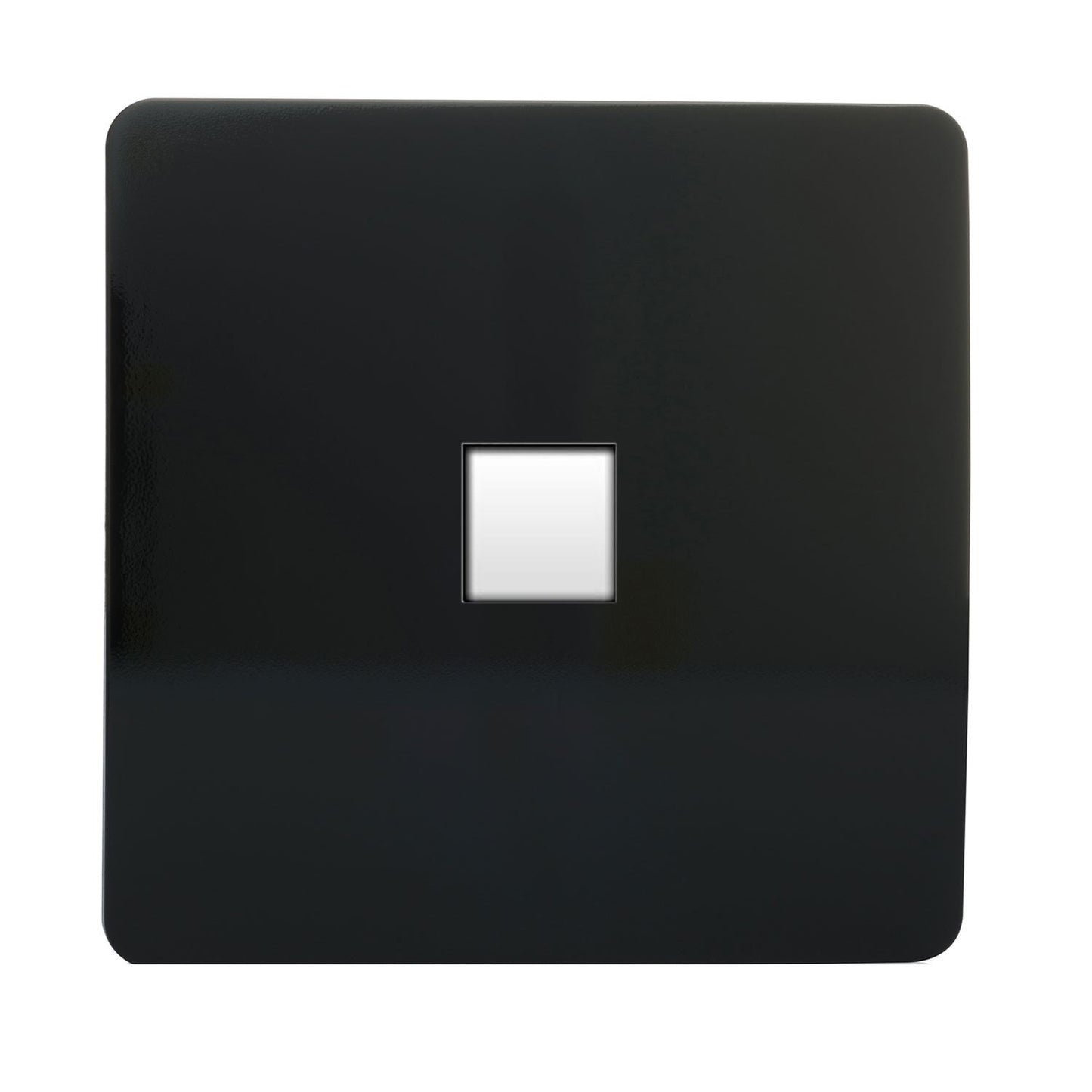 Trendi SPARE FACEPLATE For Artistic Modern Telephone Socket Black ART-TLPBK-SP