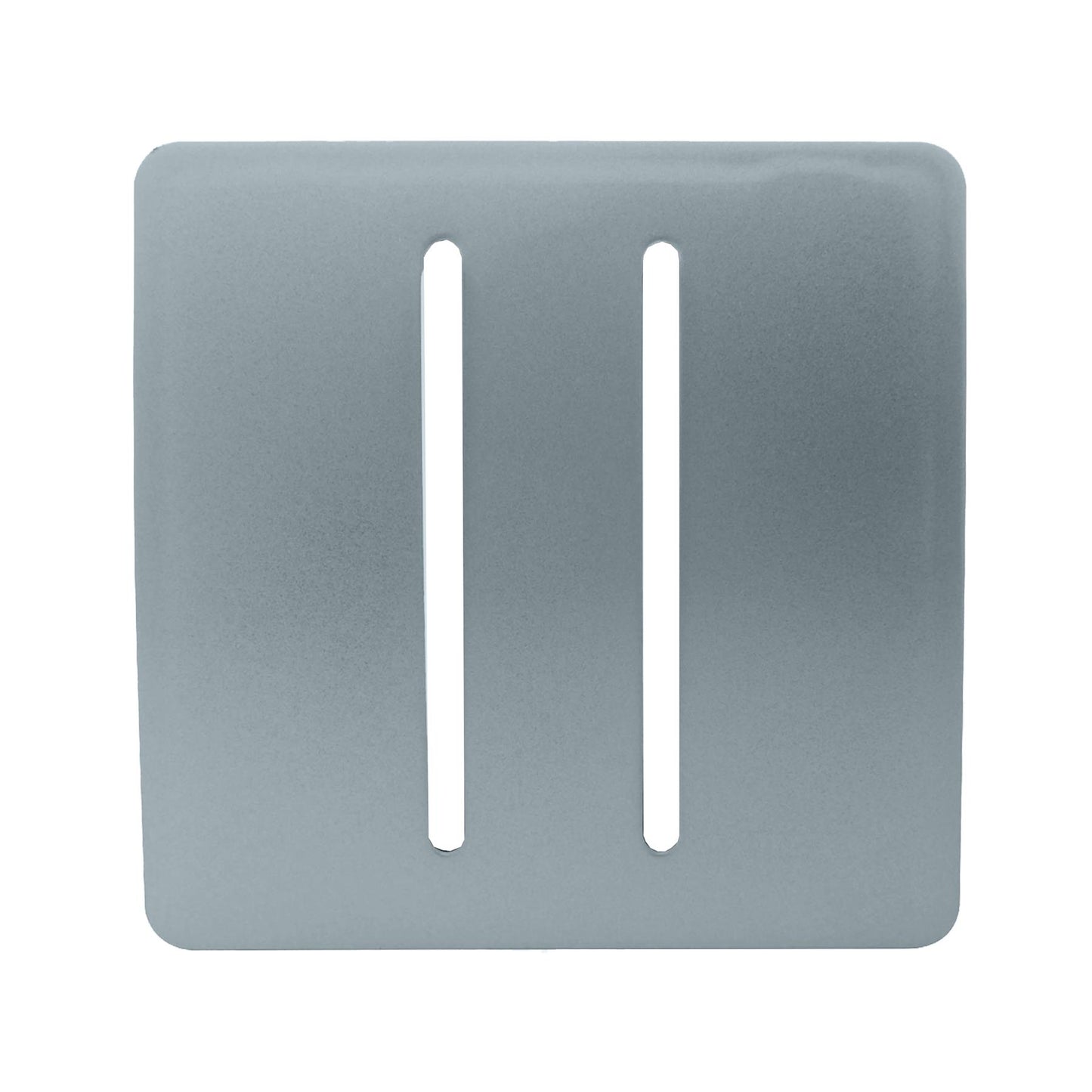 Trendi Switch 2 Gang Spare Faceplate for Modern Designer Light Switch in Cool Grey