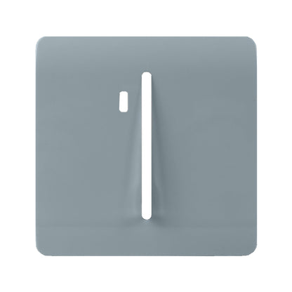 Trendi Switch 1 Gang Spare Faceplate For Modern Designer Heavy Duty Switch in Cool Grey