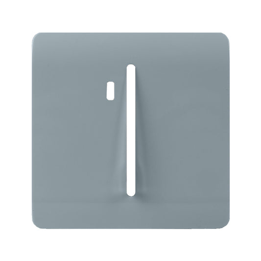 Trendi Switch 1 Gang Spare Faceplate For Modern Designer Heavy Duty Switch in Cool Grey