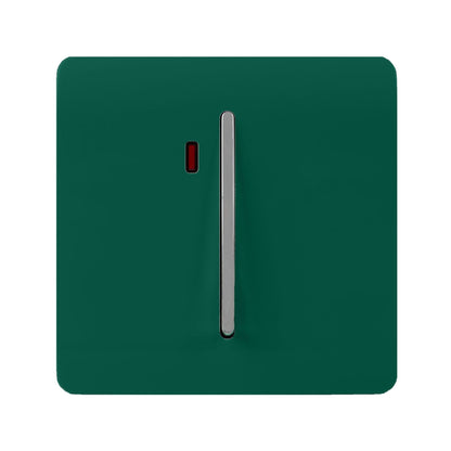 Trendi Switch 1 Gang 20 Amp Heavy Duty Rocker Switch in Dark Forest Green