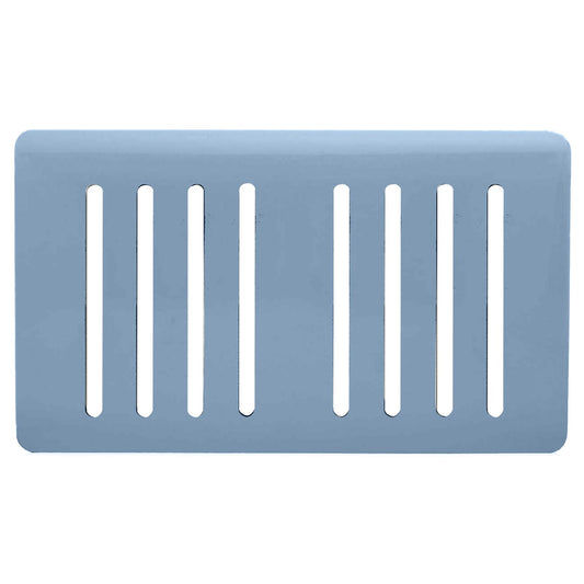 Trendi Switch 8 Gang Spare Faceplate for Modern Designer Light Switch in Sky Blue