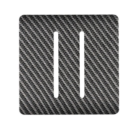 Trendi Switch 2 Gang Spare Faceplate for Modern Designer Light Switch in Carbon Fibre