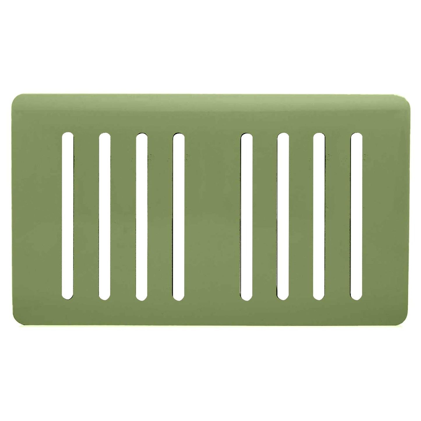 Trendi Switch 8 Gang Spare Faceplate for Modern Designer Light Switch in Moss Green