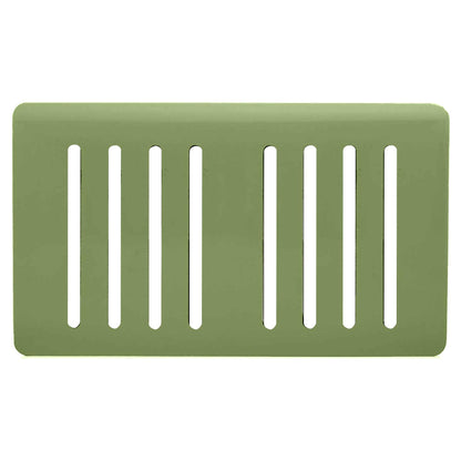 Trendi Switch 8 Gang Spare Faceplate for Modern Designer Light Switch in Moss Green