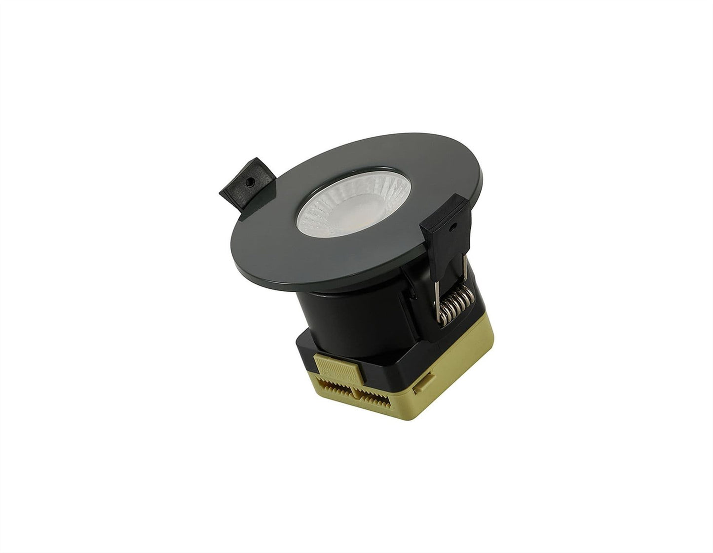 Trendi Switch Dimmable IP65 CCT LED Fire Rated Downlight in Charcoal Grey